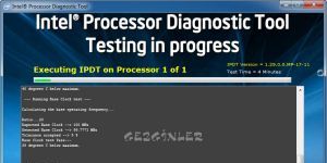 Intel Processor Diagnostic Tool Ekran Grnts