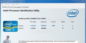 Intel Processor Identification Utility Ekran Grnts