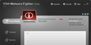 IObit Malware Fighter Ekran Grnts