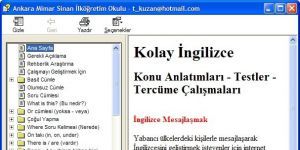 yerinizde Kolay ngilizce Ekran Grnts