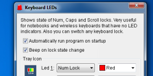 Keyboard LEDs Ekran Grnts