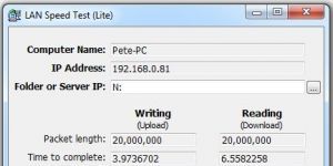 LAN Speed Test Ekran Grnts