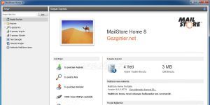 MailStore Home Ekran Grnts