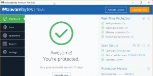 Malwarebytes Ekran Grnts