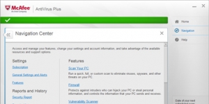 McAfee AntiVirus Ekran Grnts