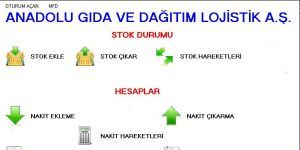 MFD Stok Takip Program Ekran Grnts