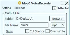 Moo0 VoiceRecorder Ekran Grnts