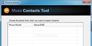 Moto Contacts Tool Ekran Görüntüsü