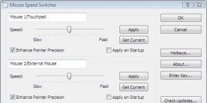 Mouse Speed Switcher Ekran Grnts