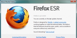 Firefox ESR Ekran Görüntüsü
