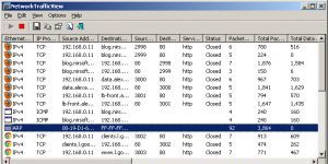 NetworkTrafficView Ekran Grnts