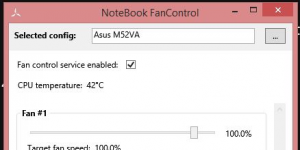 NoteBook FanControl Ekran Görüntüsü