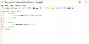Notepad3 Ekran Grnts
