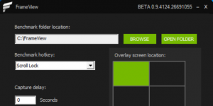 NVIDIA GeForce FrameView Ekran Görüntüsü