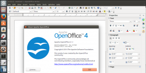 OpenOffice Linux Ekran Görüntüsü