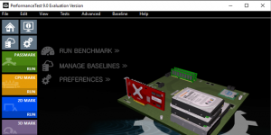 PassMark PerformanceTest Ekran Grnts