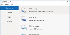 PDF Shaper Free Ekran Görüntüsü