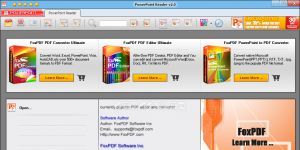 FoxPDF PowerPoint Reader Ekran Grnts