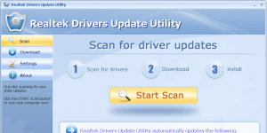 Realtek Drivers Update Utility Ekran Görüntüsü