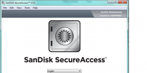 Sandisk SecureAccess Ekran Görüntüsü