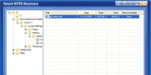 Smart NTFS Recovery Ekran Grnts