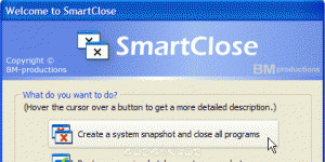 SmartClose Ekran Görüntüsü