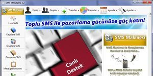 SMS Makinesi - Toplu SMS Gönderimi Ekran Görüntüsü