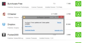 Glary Software Update Ekran Grnts