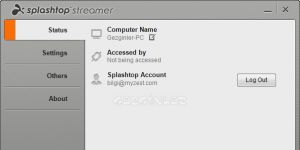 Splashtop Streamer Ekran Görüntüsü