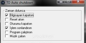 TD Auto shutdown Ekran Grnts