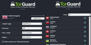 TorGuard VPN Ekran Görüntüsü