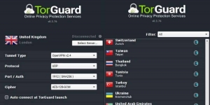 TorGuard VPN Ekran Grnts