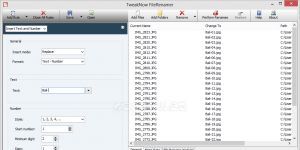 TweakNow FileRenamer Ekran Grnts