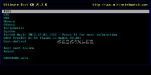 Ultimate Boot CD Ekran Grnts