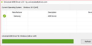 Universal Windows ADB Driver Ekran Grnts