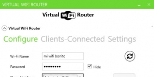 Virtual WiFi Router Ekran Görüntüsü