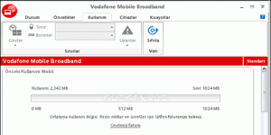 Vodafone Mobile Broadband Ekran Grnts