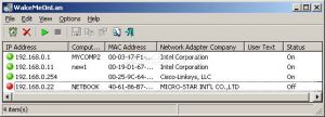 WakeMeOnLan Ekran Grnts