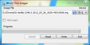 Win32 Disk Imager Ekran Grnts