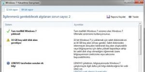 Windows 7 Ykseltme Danman Ekran Grnts