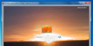 Windows Login Screen Changer Ekran Grnts