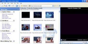 Windows XP Windows Movie Maker Ekran Grnts