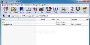 WinRAR Ekran Grnts
