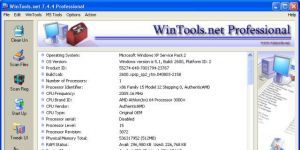 WinTools.net Professional Ekran Görüntüsü