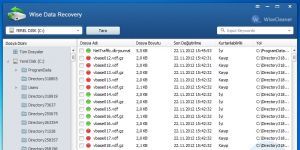 Wise Data Recovery Ekran Grnts