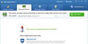 Wise Disk Cleaner Free Ekran Grnts