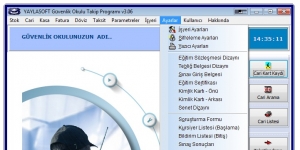 YAYLASOFT GVENLK OKULU TAKP PROGRAMI Ekran Grnts