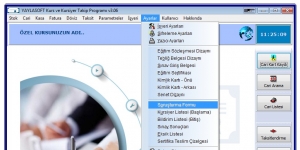 Yaylasoft Kurs ve Kursiyer Takip Program Ekran Grnts