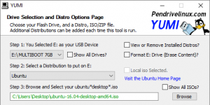 YUMI exFAT (BIOS + UEFI USB Boot) Ekran Görüntüsü