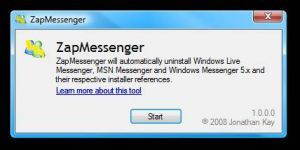ZapMessenger Messenger Kaldrma Program Ekran Grnts